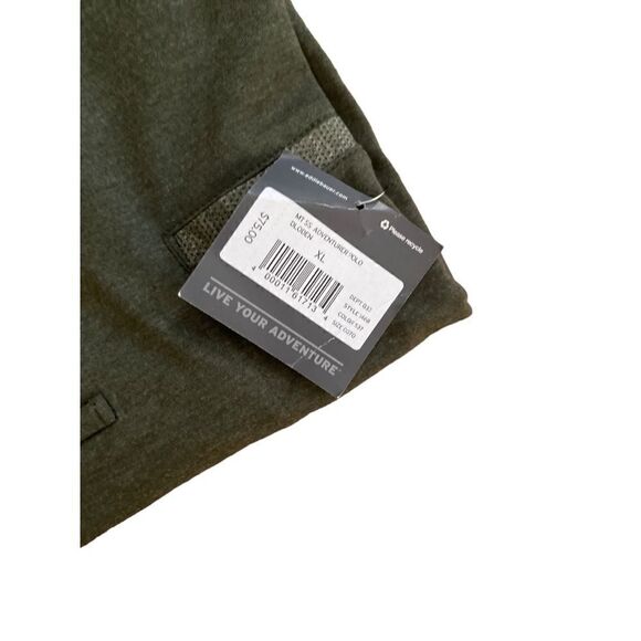 Eddie Bauer Mountain Short Sleeve Adventurer Polo Olive Green Sz XL NWT - Picture 7 of 9